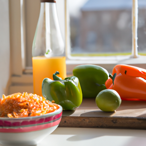 साबुत अनाज के साथ सब्जियों से लबालब चावल